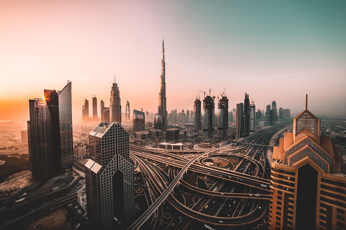 Dubai & Abu Dhabi skyline
